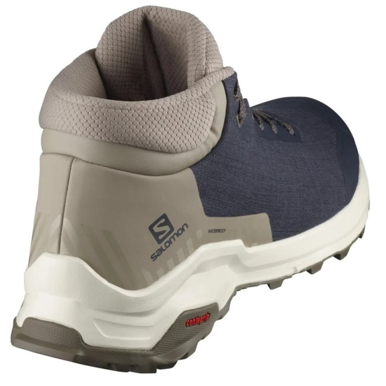 Botas de Inverno Salomon X Reveal Chukka CSWP Masculino Azul Marinho Caqui | PT W51623